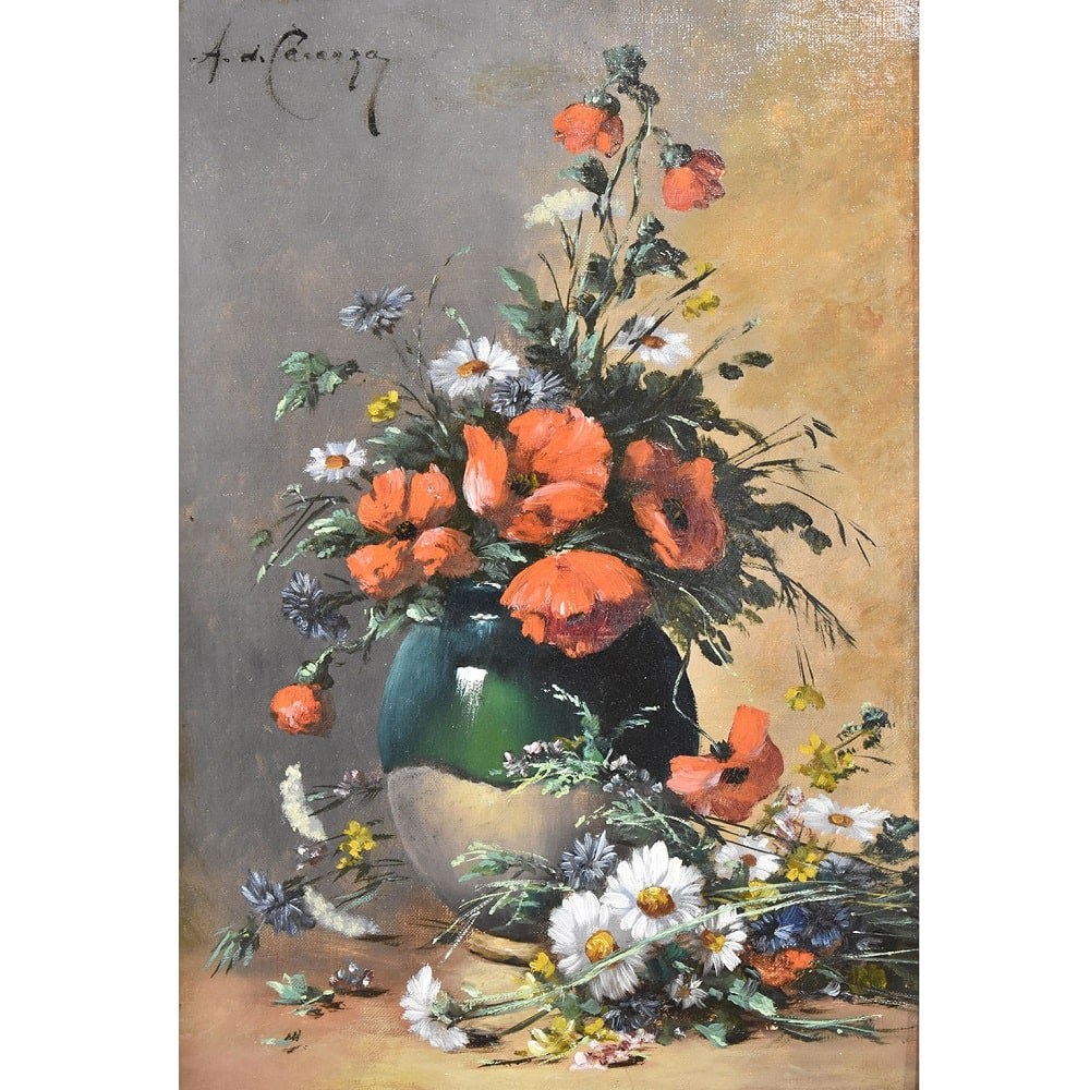 QF472 1a antique floral painting flower still life XIX century.jpg